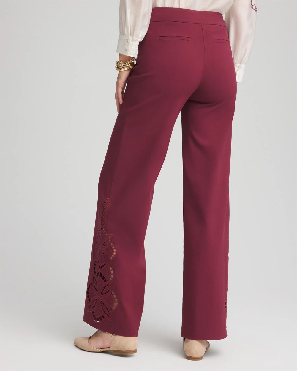 Brigitte™ Cut-out Wide-Leg Pants | Chico's
